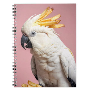 Carnet Cockatoo Drôle Avec Crest Fries Français