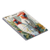 Carnet Cockatoos Vintage (Côté Droit)