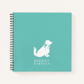 Carnet Cocker Spaniel Chien Chien Puppy (Devant)
