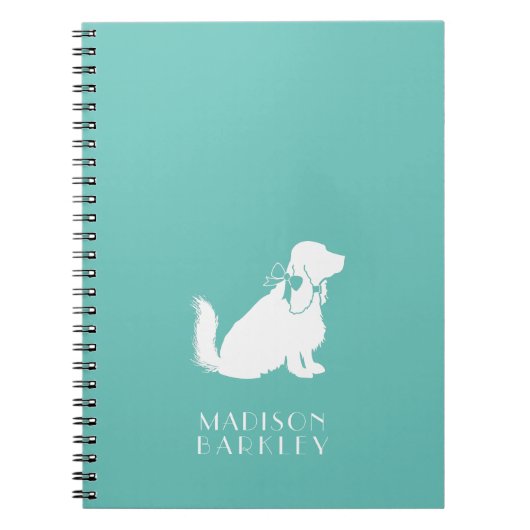 Carnet Cocker Spaniel Chien Chien Puppy (Devant)