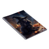 Carnet Cocker Spaniel Citrouilles Halloween effrayant (Côté Droit)