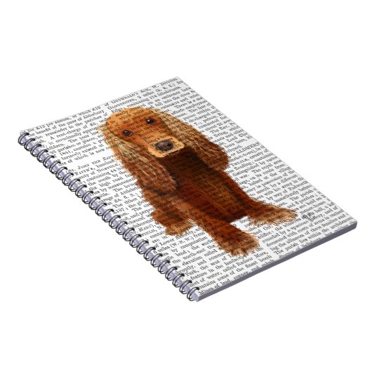 Carnet Cocker Spaniel Plain (Côté Droit)
