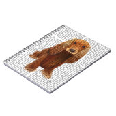 Carnet Cocker Spaniel Plain (Côté gauche)
