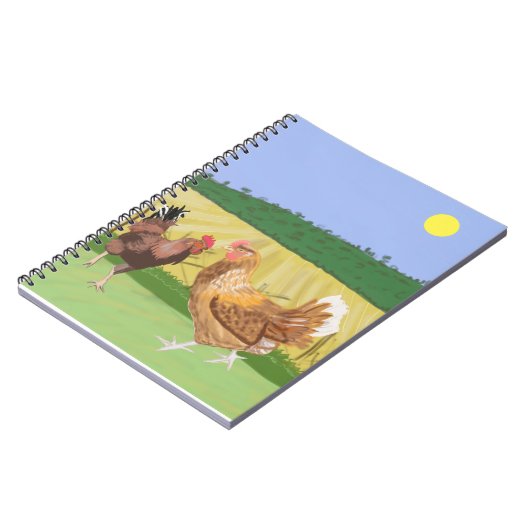 Carnet Cockerel et poulet (Côté gauche)