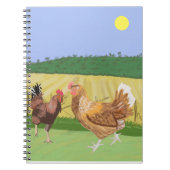 Carnet Cockerel et poulet (Devant)