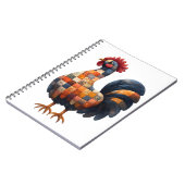 Carnet Cockerel Patchwork (Côté gauche)