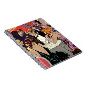 Carnet Cocktail Art déco vintage à la discothèque (Côté Droit)