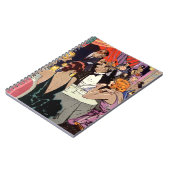 Carnet Cocktail Art déco vintage à la discothèque (Côté gauche)