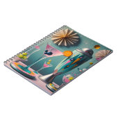 Carnet Cocktail atomique futuriste du milieu du siècle (Côté gauche)