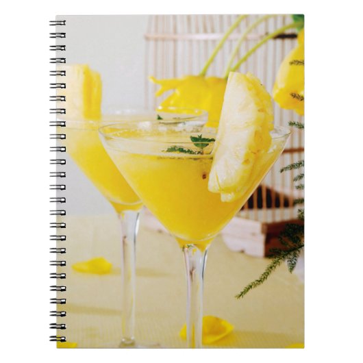 Carnet Cocktail d'ananas et de gingembre Fresca (Devant)