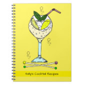 Carnet Cocktail Gin Gin Drinker Cocktail Recette (Devant)