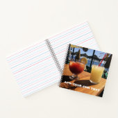 Carnet Cocktails by the Sea Custom Text (Intérieur)