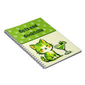 Carnet Cocktails verts et chats (Côté Droit)