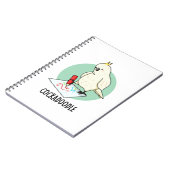 Carnet Cocorico jeu de mots drôle sur un cacatoès  (Côté gauche)