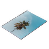 Carnet Cocotier vert sous ciel bleu (Côté gauche)