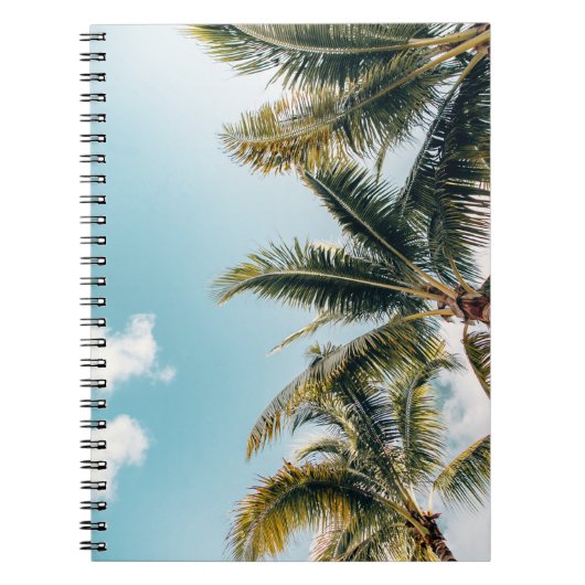 Carnet Cocotiers verts (Devant)