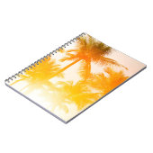 Carnet Cocotiers verts (Côté gauche)