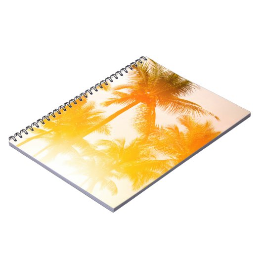 Carnet Cocotiers verts (Côté gauche)