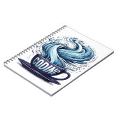 Carnet Codage bleu ton Café Numéros binaires Programmateu (Côté gauche)