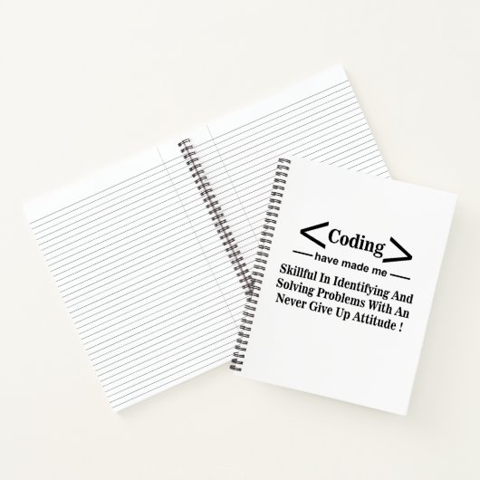 Carnet Codage Codeur Développeur Programmeur Codage (Intérieur)