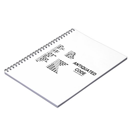 Carnet Code antique (Code international du morse) (Côté gauche)