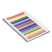 Carnet Code barre double arc-en-ciel (Côté Droit)