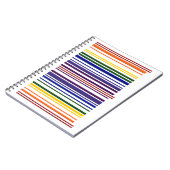 Carnet Code barre double arc-en-ciel (Côté gauche)