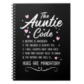 Carnet Code de la tante (Devant)