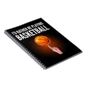 Carnet Code D'Entraîneur De Basketball Plutôt Jouer Baske (Côté Droit)
