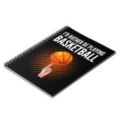 Carnet Code D'Entraîneur De Basketball Plutôt Jouer Baske (Côté gauche)