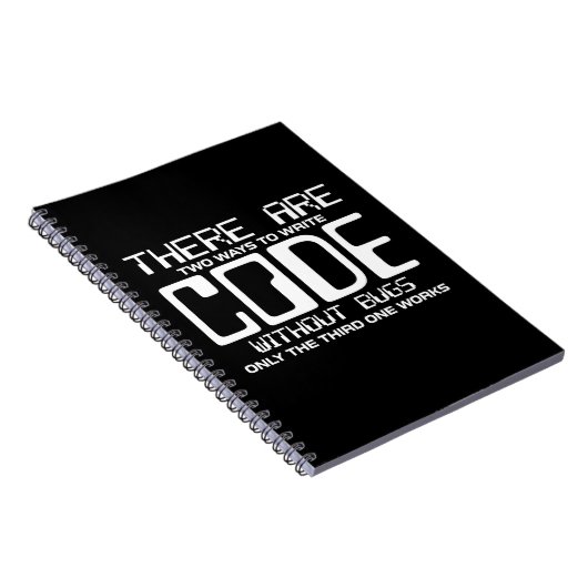 Carnet Code Écriture Programmer sans bogues (Côté Droit)