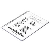 Carnet Code Morse de l'équipe (points et tirets de commun (Côté gauche)