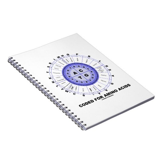 Carnet Codé Pour Les Acides Aminés (Code Génétique ADN) (Côté Droit)