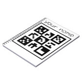 Carnet code qr (Côté gauche)