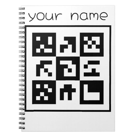 Carnet code qr (Devant)