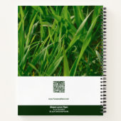Carnet Code QR de la devise du logo promotionnel de l'ent (Dos)
