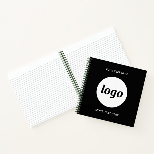 Carnet Code QR de texte de logo simple Promotion commerci (Intérieur)
