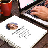 Carnet Code QR pour Entreprise de Photographie Profession