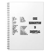 Carnet Code Recognition Is Essential (Code Morse) (Devant)