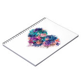 Carnet coeur Abstrait (Côté gauche)