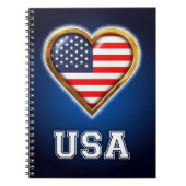 Carnet Coeur américain (Devant)