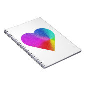 Carnet Coeur arc-en-ciel (Côté Droit)
