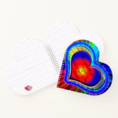 Carnet Coeur arc-en-ciel (Intérieur)
