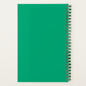 Carnet Coeur arc-en-ciel - Initiale personnalisée  (Verso)