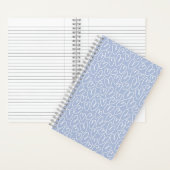 Carnet Cœur Bleu Moderne (À l'intérieur)