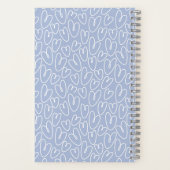 Carnet Cœur Bleu Moderne (Verso)