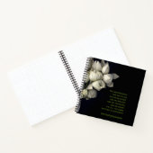 Carnet "Coeur brisé blanc en noir" & Indifférence (Intérieur)