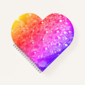 Carnet Coeur Bubbly Et Colorful (Devant)