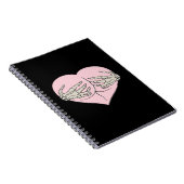 Carnet Coeur Butt Hug Skeleton Mains Classique (Côté Droit)