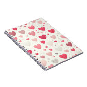 Carnet Coeur coloré de la Saint Valentin (Côté Droit)